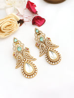 Tarasha Earrings-Aqua