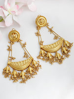 Alia Long Earrings - gold