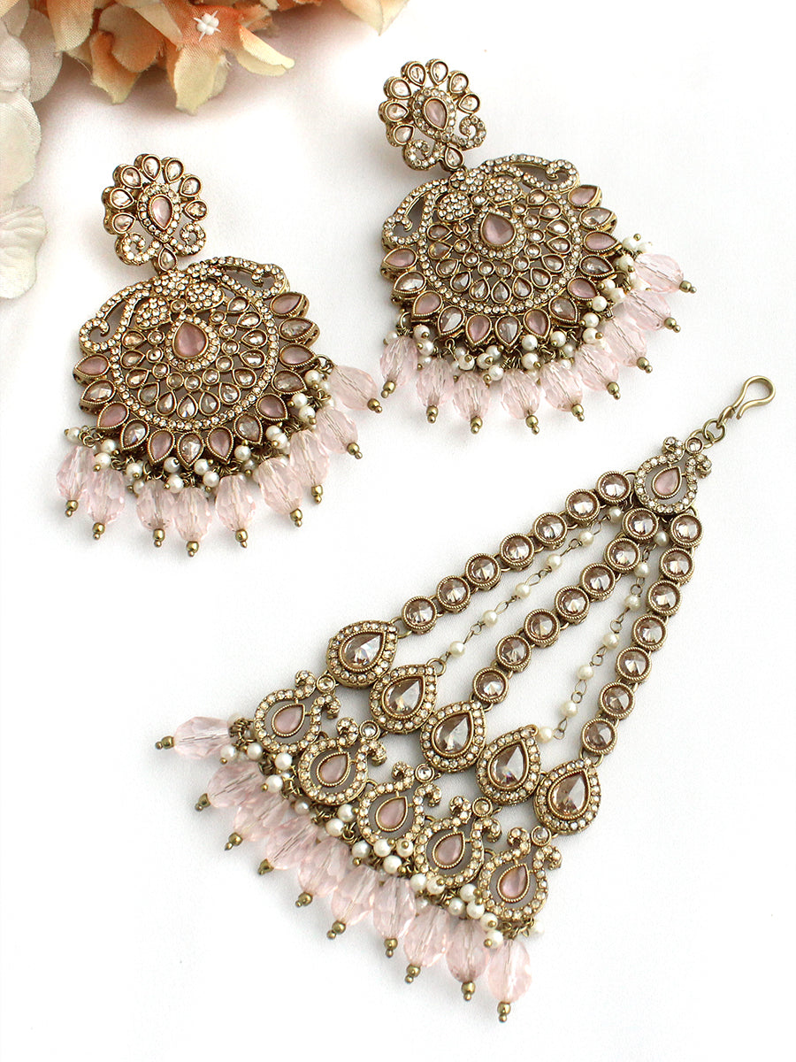 Navisha Earrings & Jhoomer / Passa