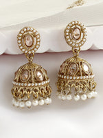 Lavika Jhumki Earrings-Gold