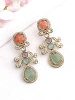 Anayra Long Earrings-multicolor