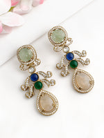 Anayra Long Earrings-Multicolor
