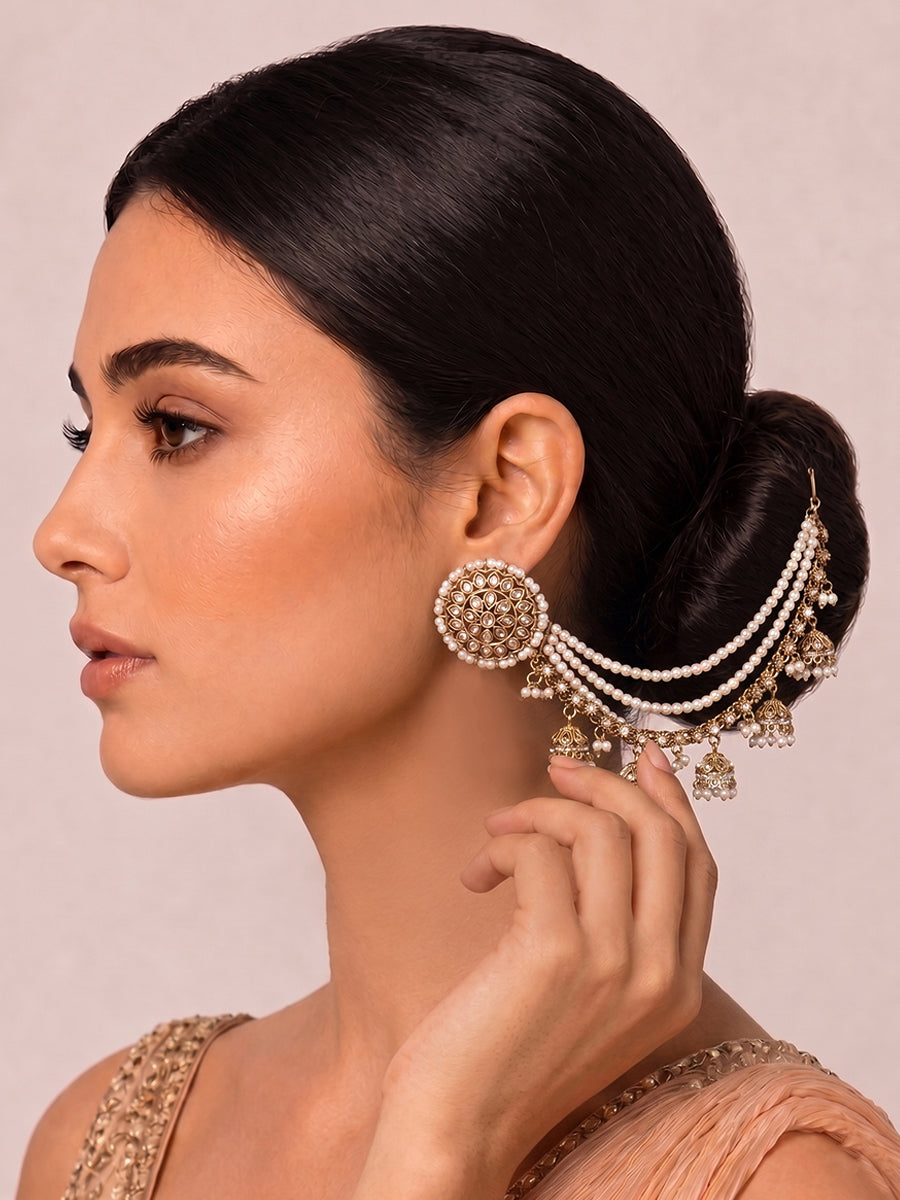Anaysha Stud Earrings Indian Party Weae Earrings with USA Shipping-