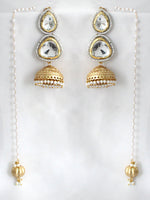 Navira Jhumki Earrings-Gold