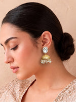Yamika Jhumki / Jhumka Earrings-Gold