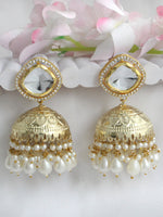 Unnati Jhumki / Jhumka Earrings-Gold