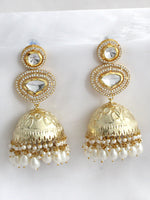 Mahira Jhumki / Jhumka Earrings-Gold