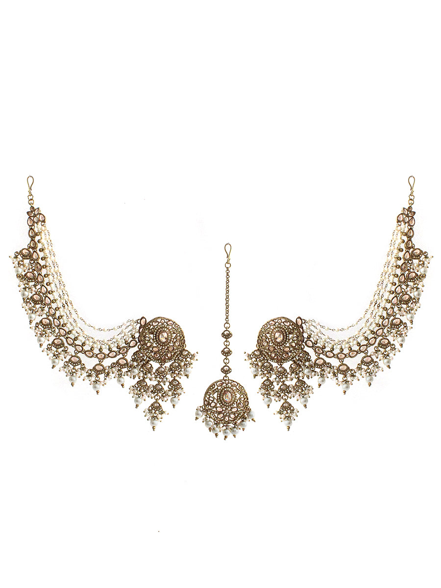 Shairy Earrings with Earchain & Tikka