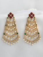 Kanvi Long Earrings-Hot Pink
