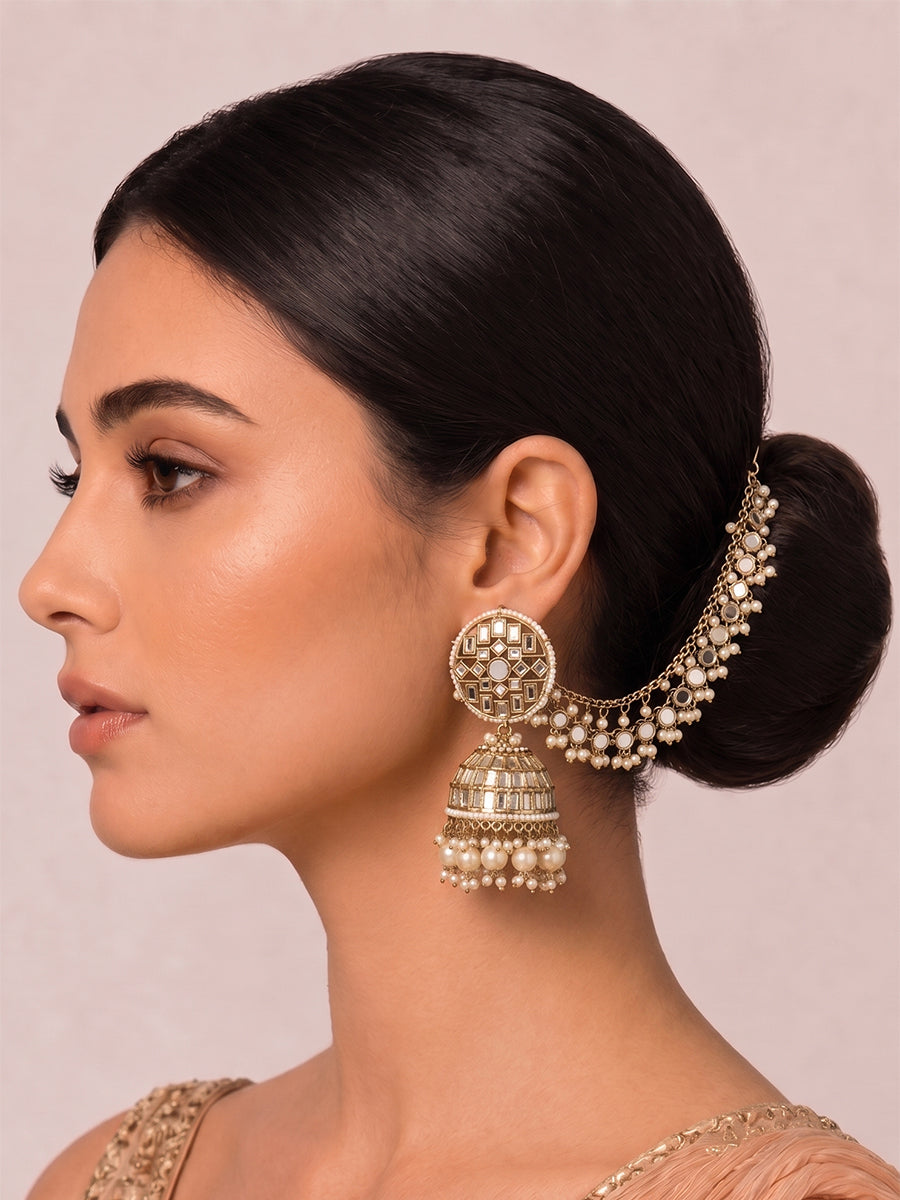 Keesha Ear Chain- Gold