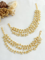 Manika Ear Chain -Pearl