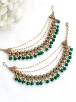 Shahin Ear Chain / Kaanchain-Green