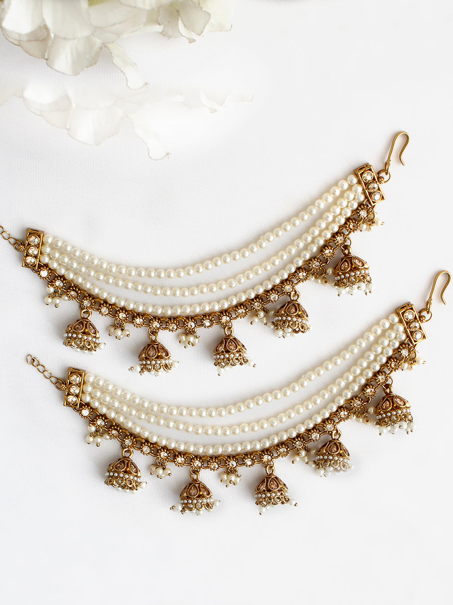 Anaysha Ear Chain / Kaanchain-Gold