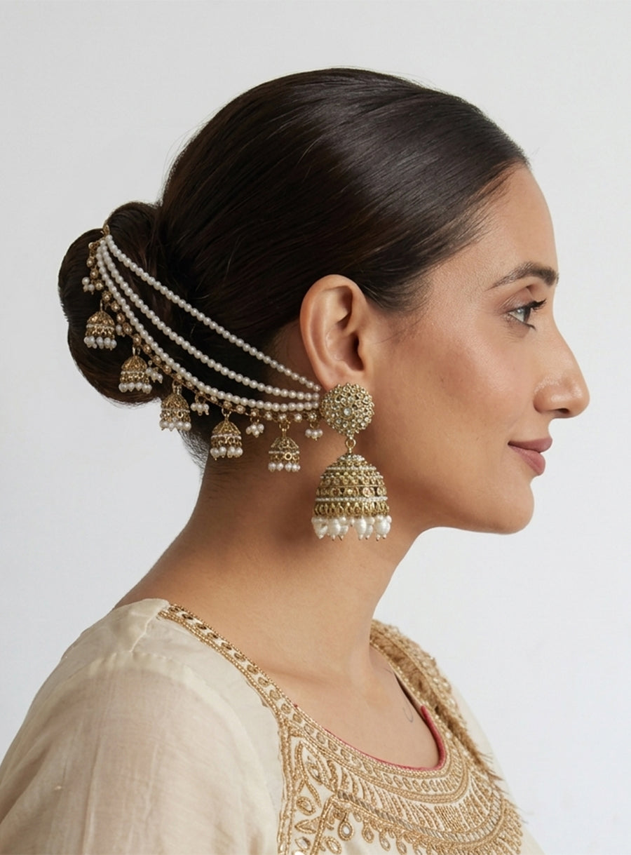 Anaysha Ear Chain / Kaanchain-Gold