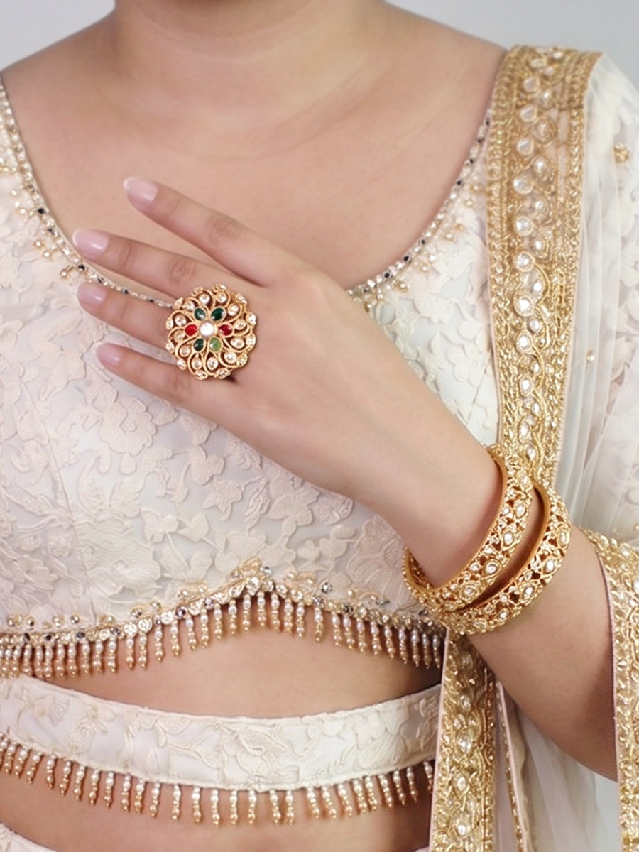 Anshika Ring-Multicolor