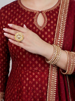 Manushi Ring-White
