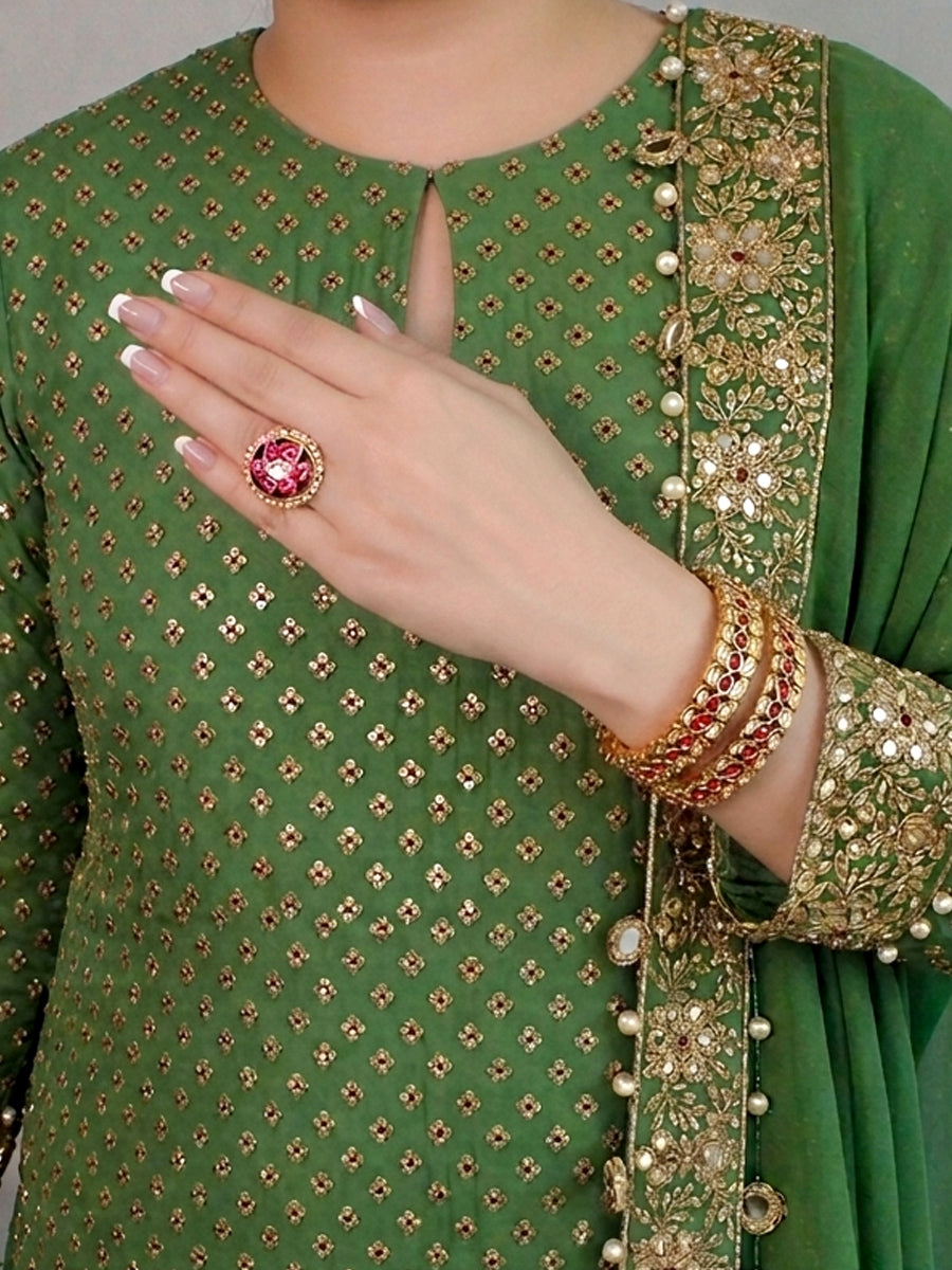 Sanmita Ring-Hot Pink