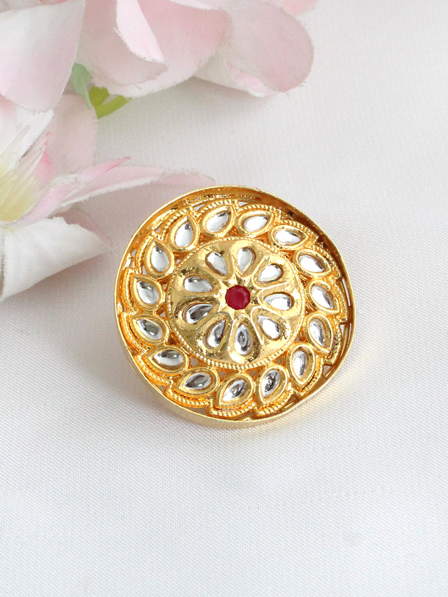 Devika Ring-Maroon