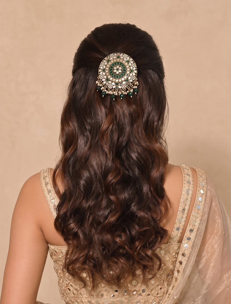 Ishrat Bun Pin  - Green
