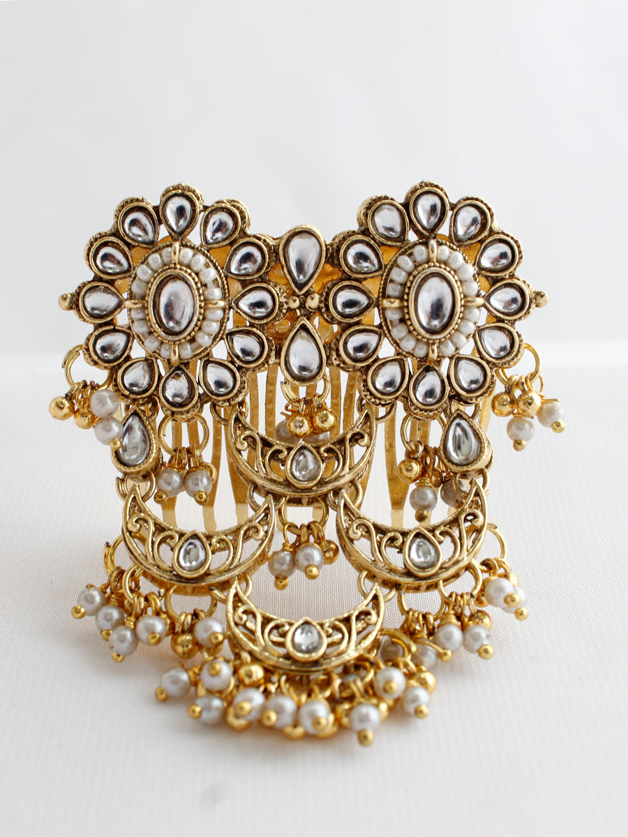 Maya Hair Bun Pin-Gold