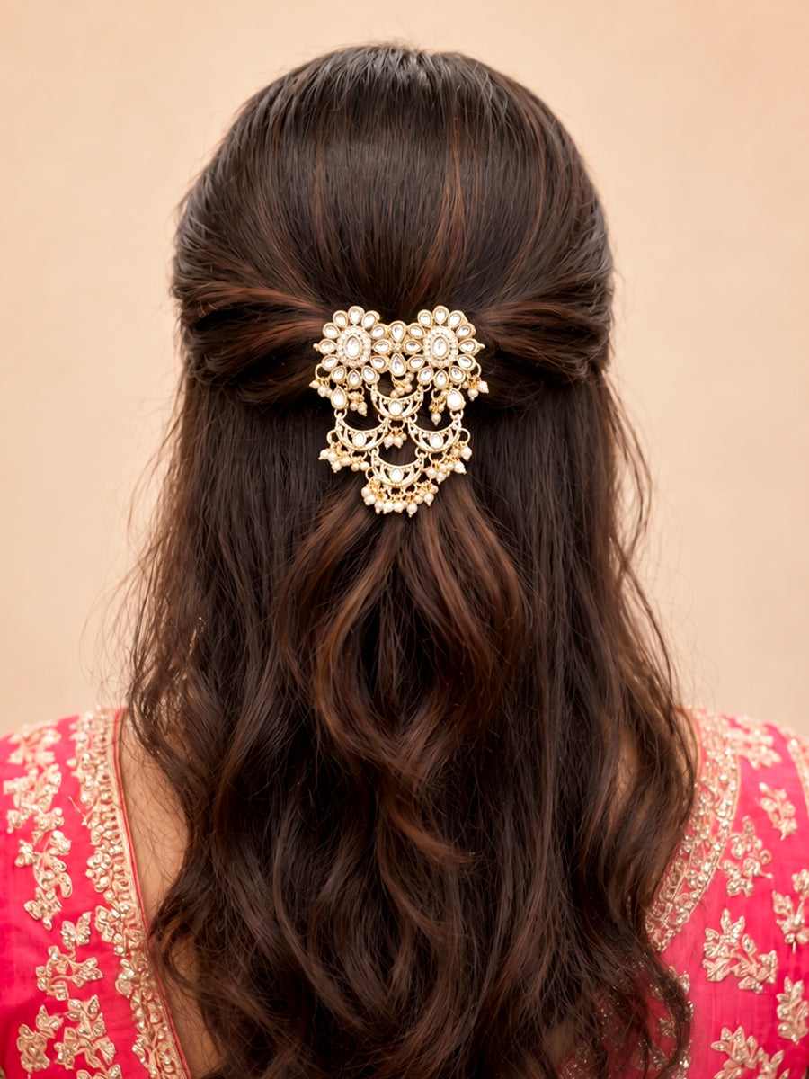Maya Hair Bun Pin-Gold