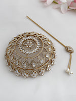 Rayma Bun Cage With Stick-Gold