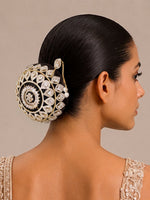 Rayma Bun Cage With Stick-Gold