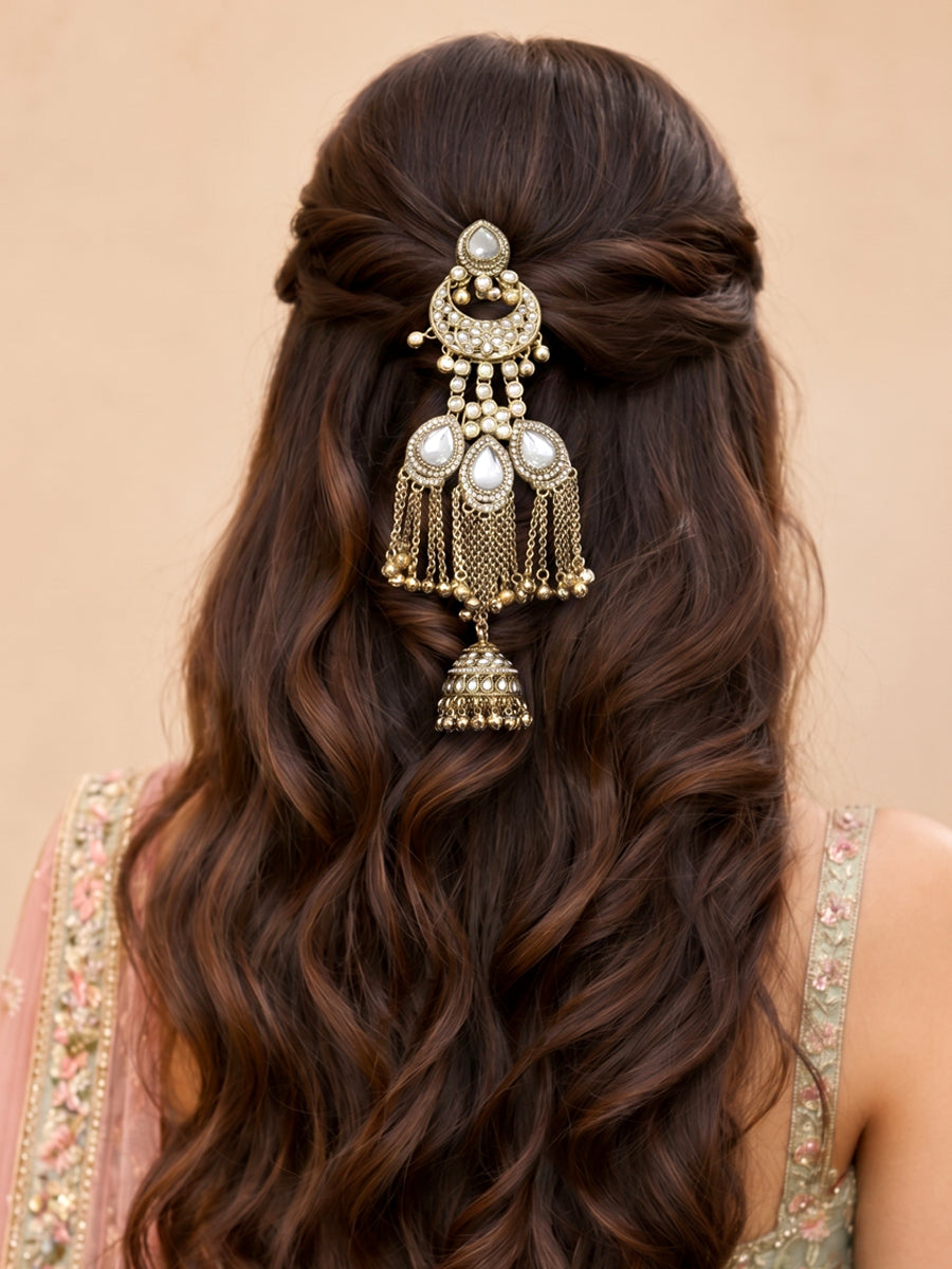 Avishi Hair Bun Pin-Gold