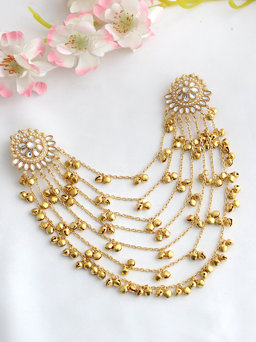 Ahanvi Hair Bun Pin Ready Inventory Bun Pin for NRI Customers-Gold