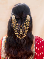 Ahanvi Hair Bun Pin Ready Inventory Bun Pin for NRI Customers-Gold