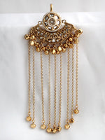 Anaysha Hair Bun Pin South Asian Bun Pin for Mehndi & Reception-Gold
