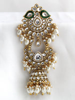 Nitya Hair Bun Pin Statement Bun Pin for Saree & Lehenga Styling-Gold