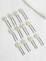 Rose Bun & Braid Hair Accessory-Pearl