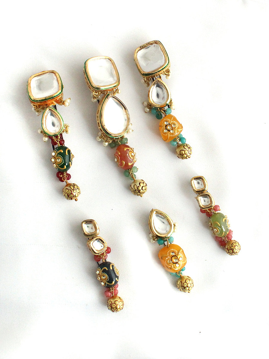 Drishti Bun Pin / Hair Accessory-Multicolor