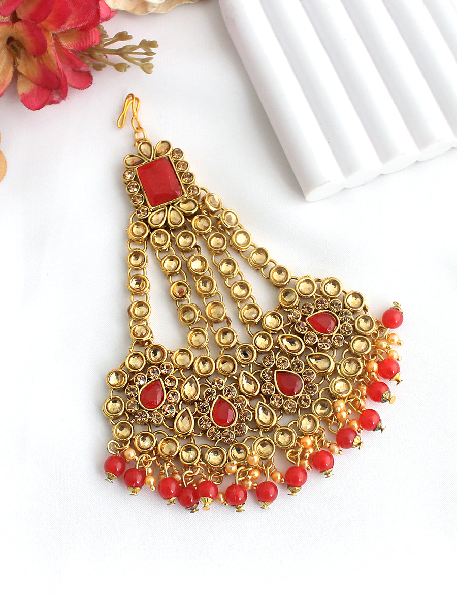 Fatimah Hair Jhoomer-Red