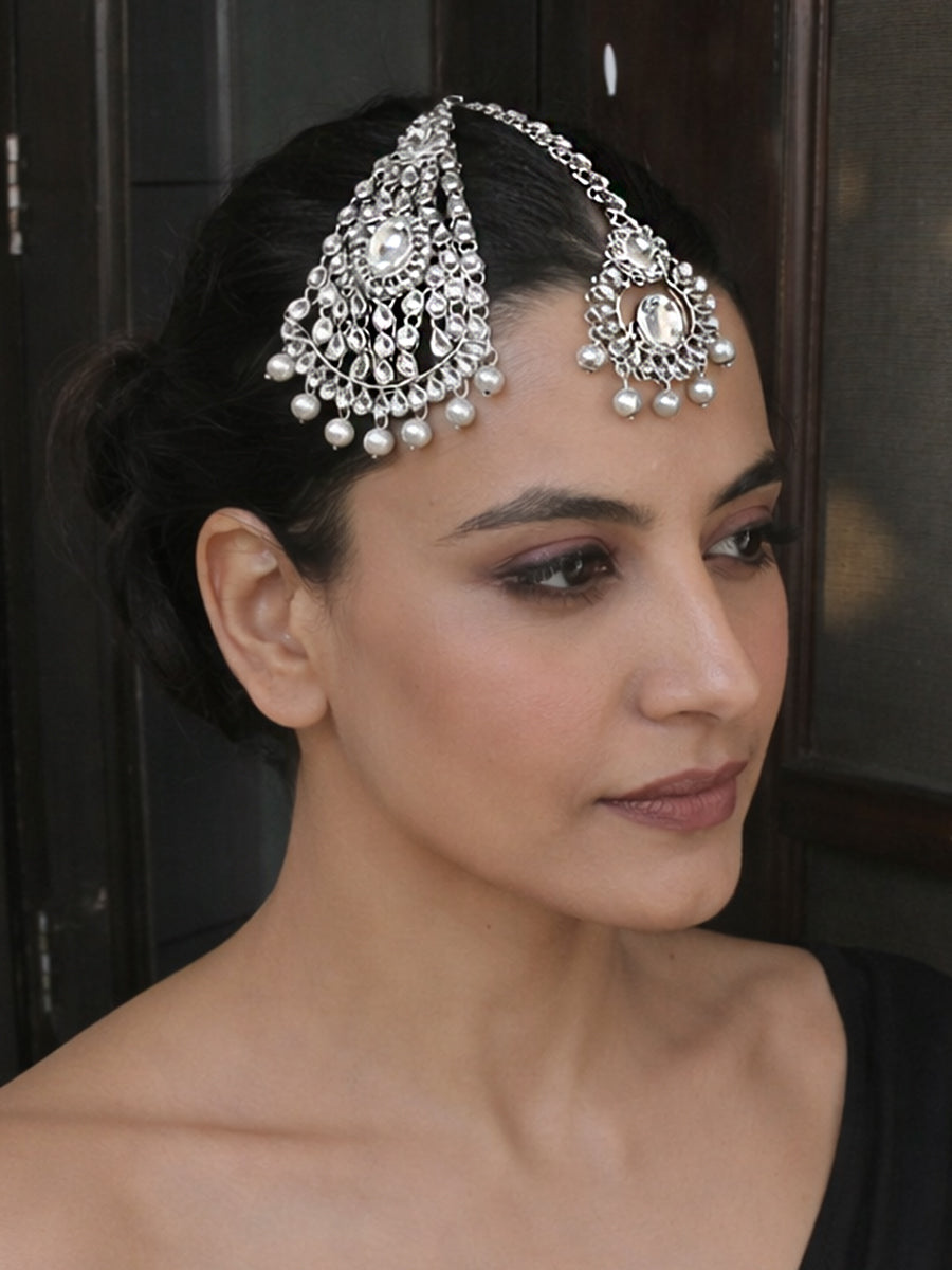 Mishti Hair Jhoomer & Tikka Statement Hair Accessories for Indian Outfits