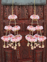Gul Floral Kaleeray-Peach