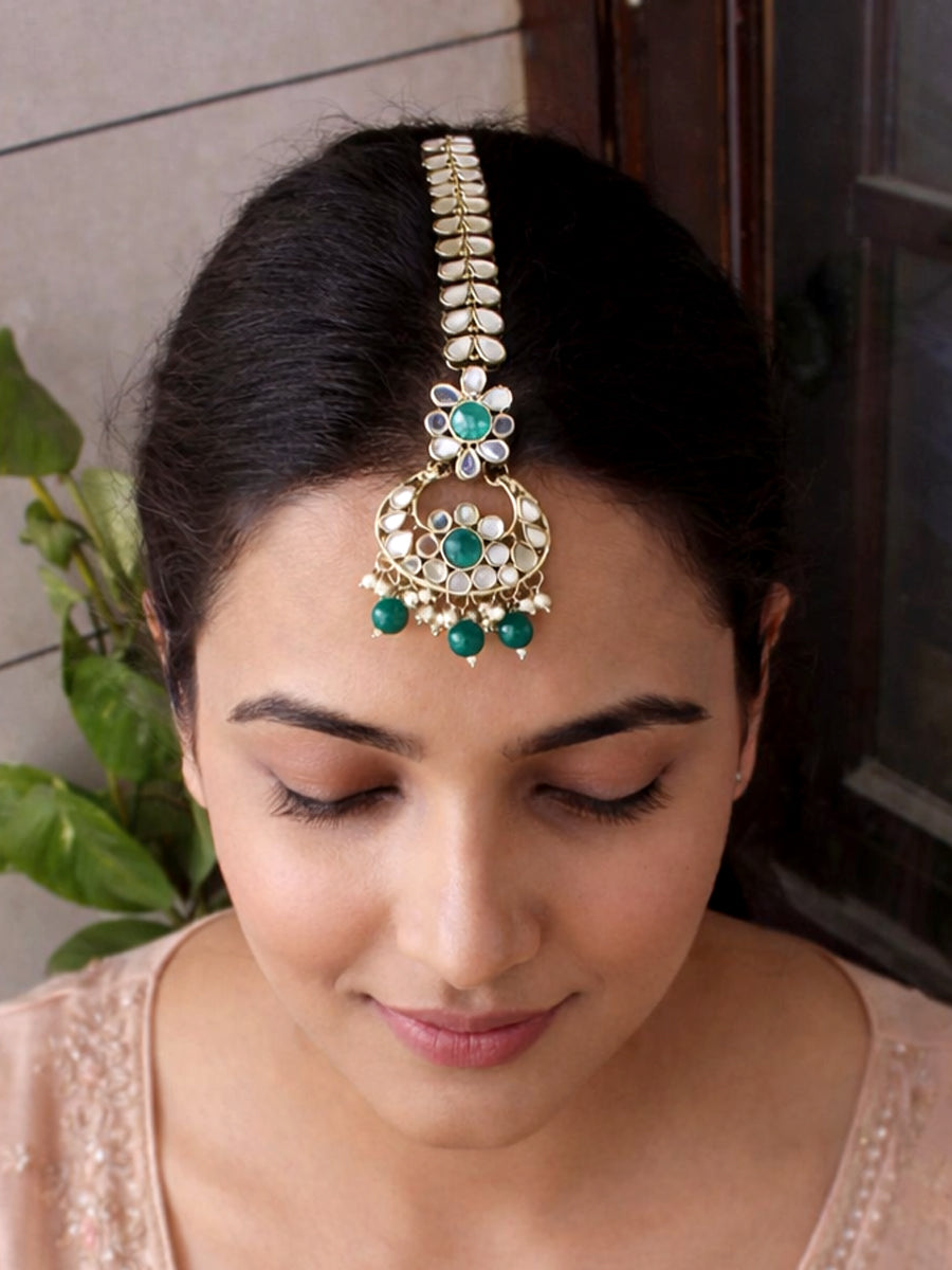 Seerat Mirror Maang Tikka