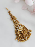 Nandita Maang Tikka Ready Inventory Hair Jewelry Worldwide-Gold