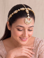 Vaani Head Band with Tikka-Gold