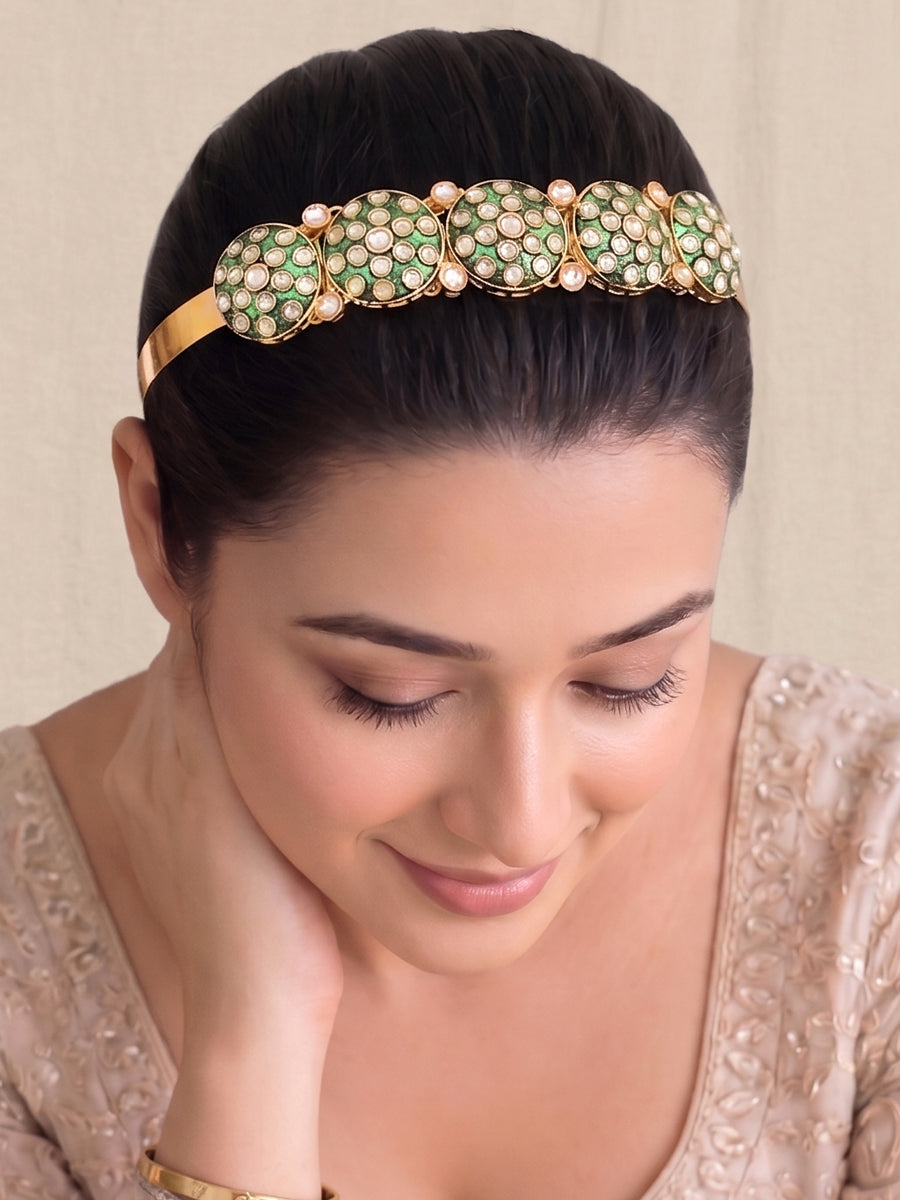 Harika Head Band-Green
