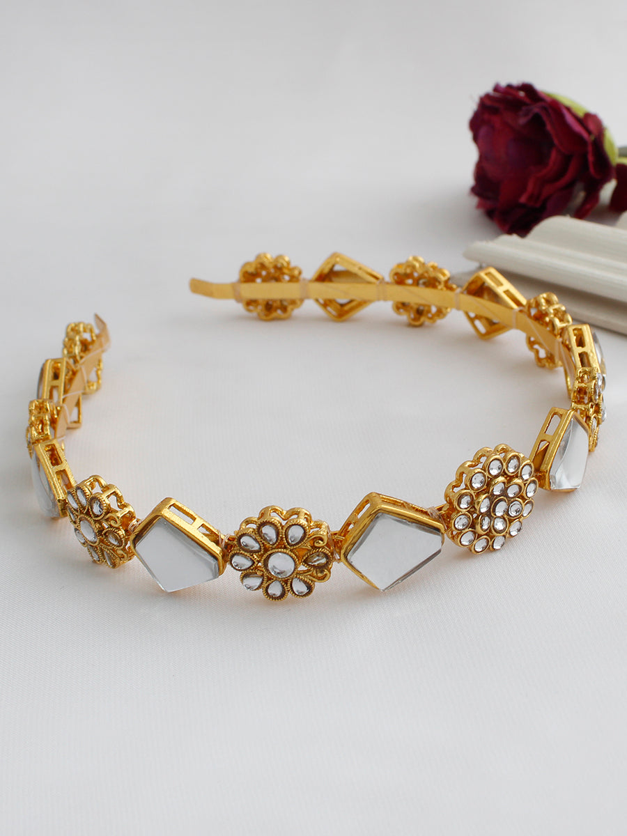 Drisha Head Band-Gold