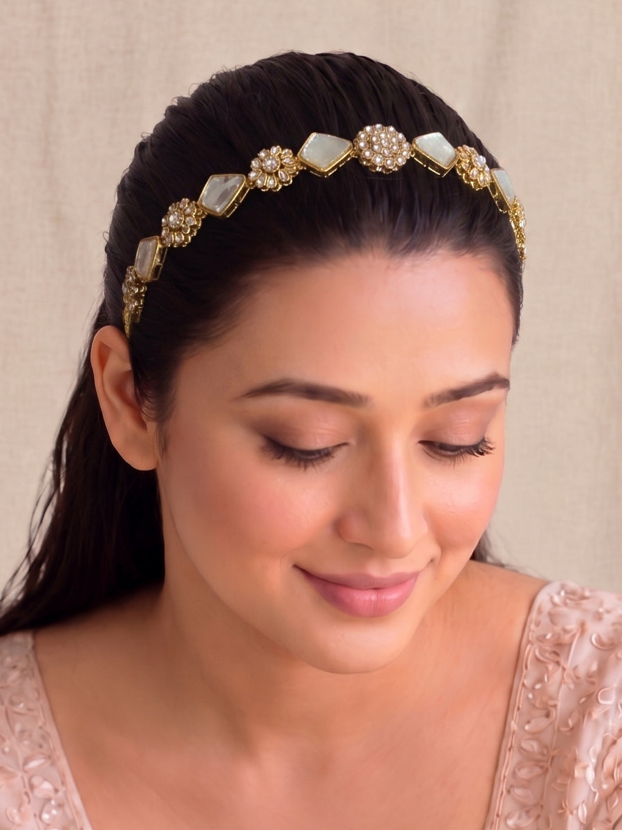 Drisha Head Band-Gold