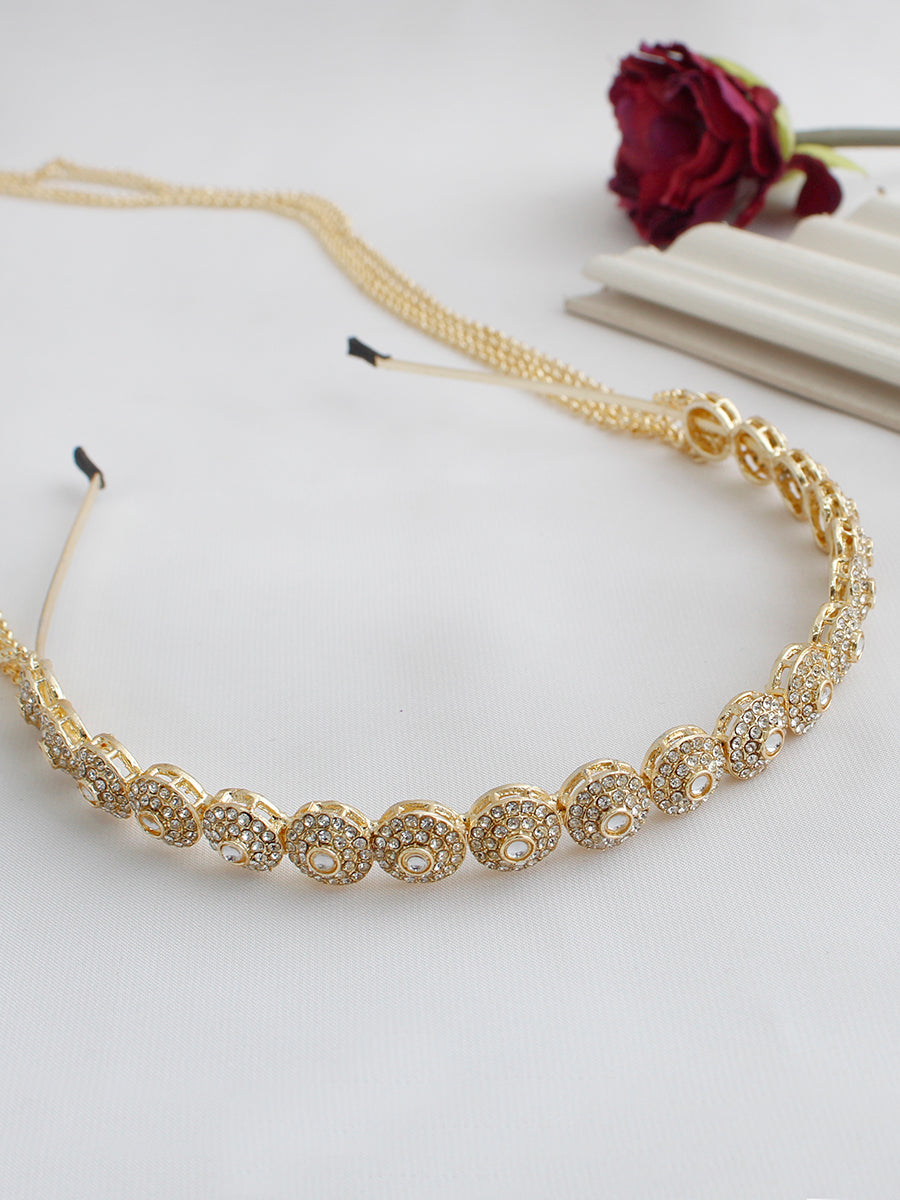 Amaya Head Band-Gold