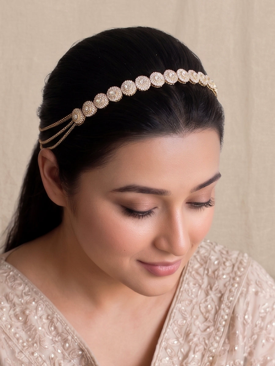 Amaya Head Band-Gold