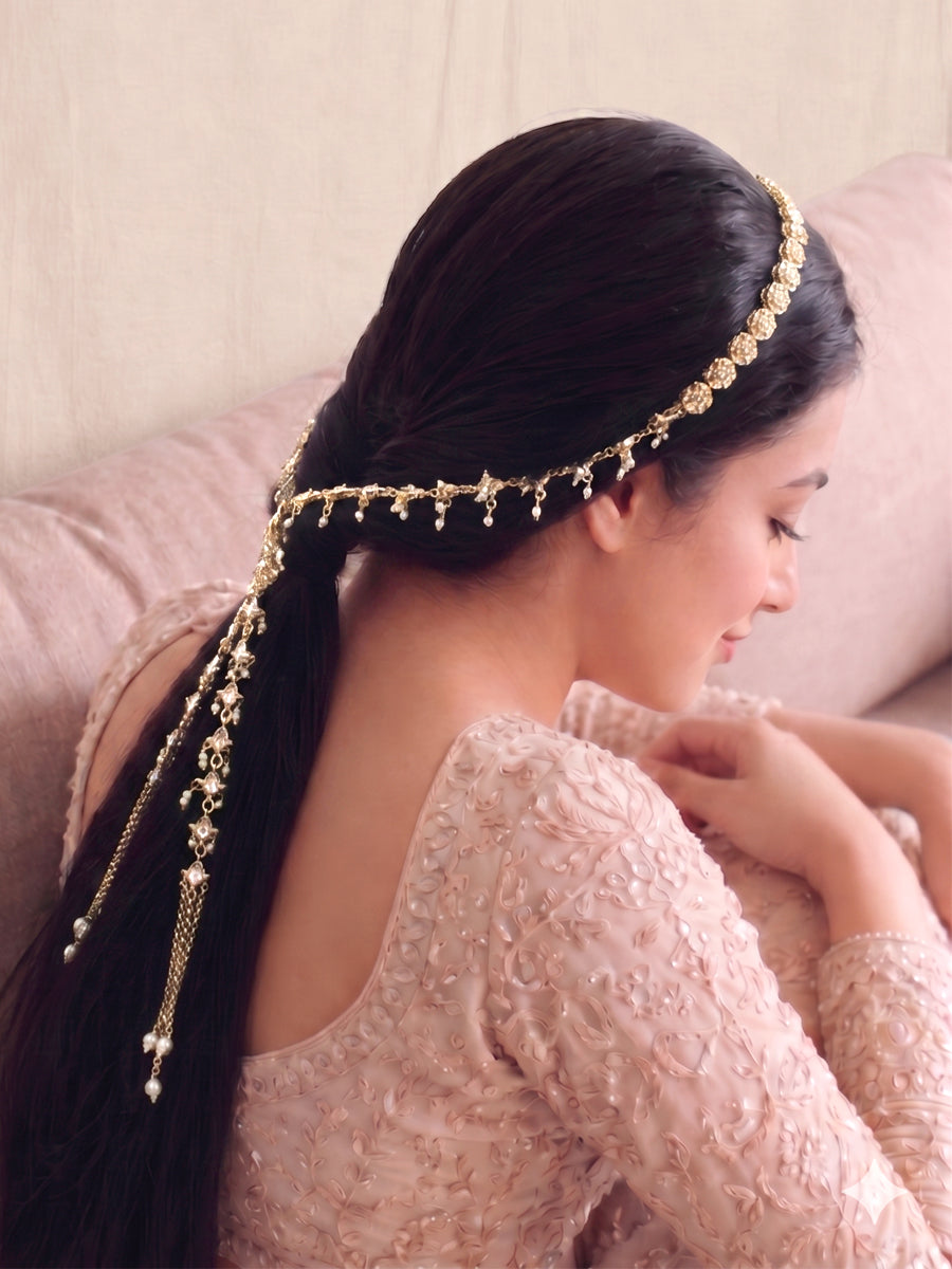 Parkruti Head Band-Gold
