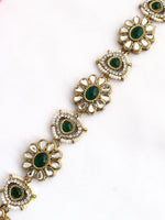 Antra Sheeshphool / Headpiece-Green