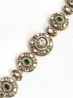Avisha Sheeshphool / Headpiece-Green