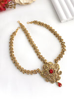 Nigaar Mathapatti Headpiece-Red