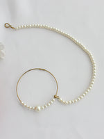 Ashima Pierced Nose Ring-Pearl